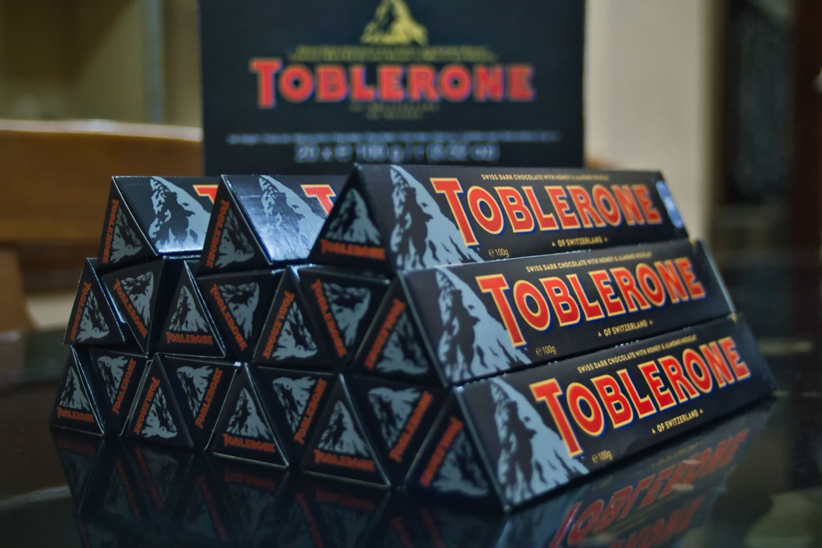 Toblerone chocolates — Ocean Gold Duty Free, Fujairah