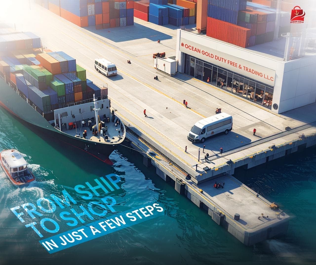 Ocean Gold Duty Free store at the Port of Fujairah